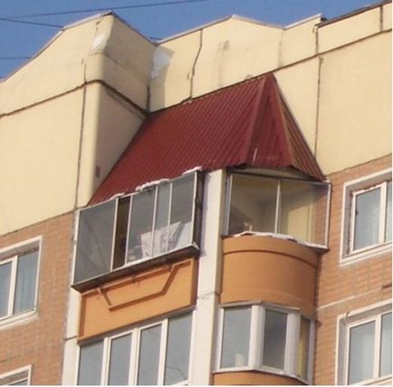 Дах на балкон, ідеї для ремонту