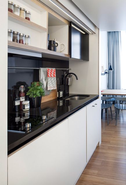 Loft ágy a stúdió apartman 4 projekt a különböző stílusok