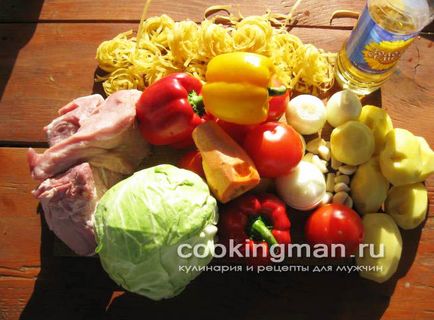 Лагман по-сибірський (зі свинини) - кулінарія для чоловіків