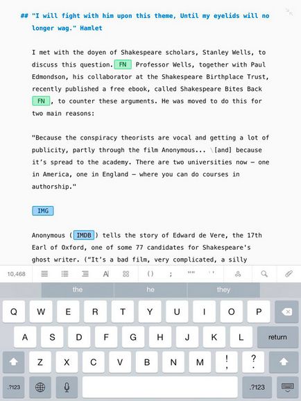 Cel mai bun editor de text pe ipad, totul despre ipad