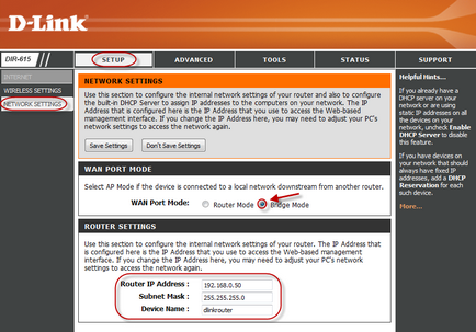 Manual pentru configurarea routerului d-link dir-615