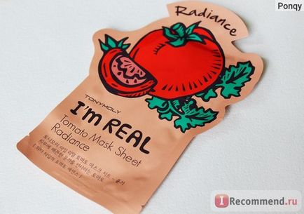 Маска для обличчя tony moly i m real tomato mask sheet тканинна з екстрактом томатів - «oh my god, це