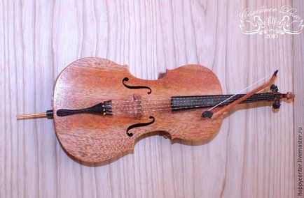 Modelăm modelul de violoncel pentru papusa autorului - târgul maestrilor - manual, manual