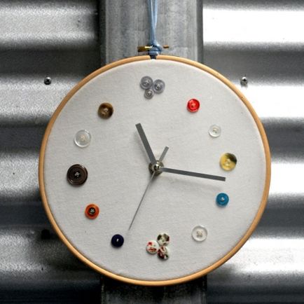 Майстер-клас настінні годинники з гудзиків своїми руками - найпотрібніші саморобки