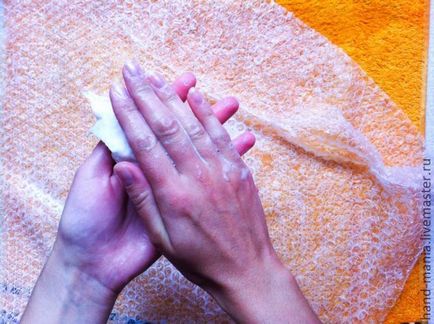Mesterkurzus nedves nemezelés kitűző „Nárcisz” - tisztességes iparos - kézzel készített, kézzel készített