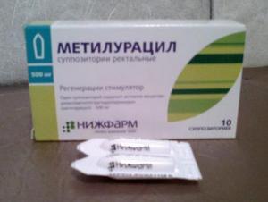 Methyluracilum (gyertyák) ár, áttekintésre, felhasználó (nem egyedi)