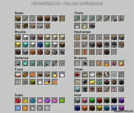 Minecraft instrucțiune ca crafting