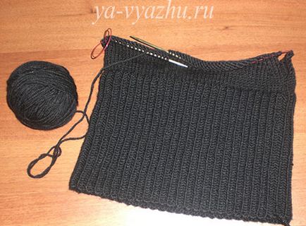 Cămașă de zăpadă bărbătească cu ace de tricotat din portul Gibovský, dispoziție de tricotat