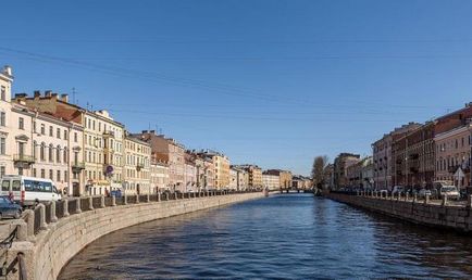 Embankment al Canalului Griboedov din Sankt Petersburg fotografie, adresa