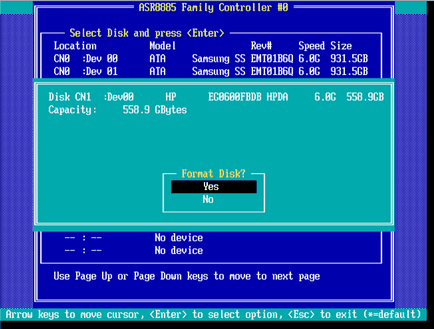 Налаштовуємо adaptec raid 8885, настройка серверів windows і linux