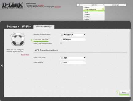 Configurarea routerelor d-link dir-6xx