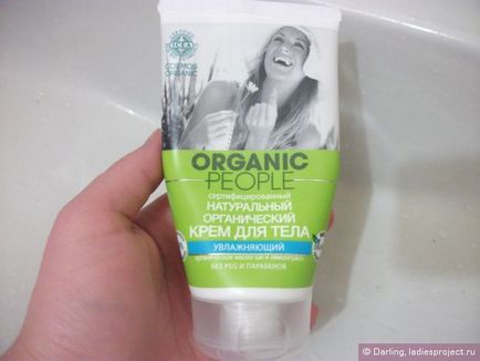 Natural Organic Body Cream hidratant de la oameni organici - recenzii, fotografii și preț