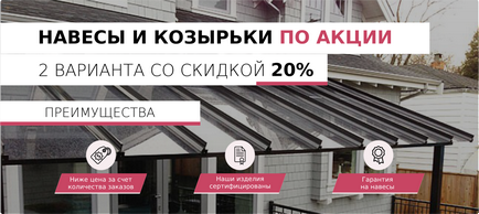 Навіс для автомобіля з полікарбонату, з профнастилу, з дерева, з металу, до приватного будинку, як