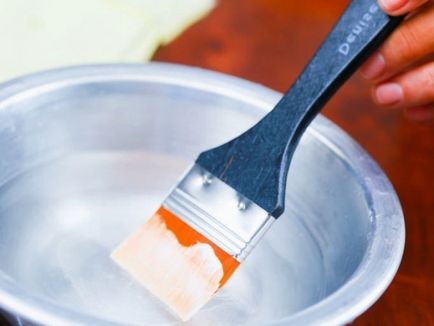 Trucuri mici de lucrări de pictură și cum să spălați o pensulă de vopsea dintr-o vopsea