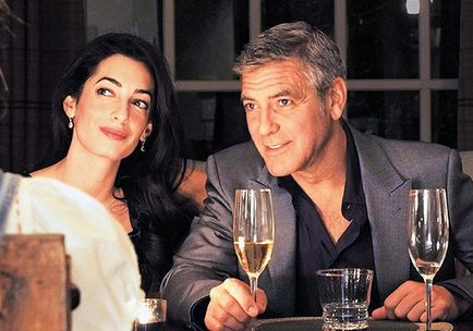 Bride George Clooney Amal alamuddin megmutatta gyűrű