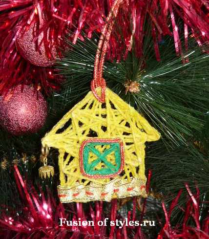 Crăciun ornamente din fire, fuziune de stiluri
