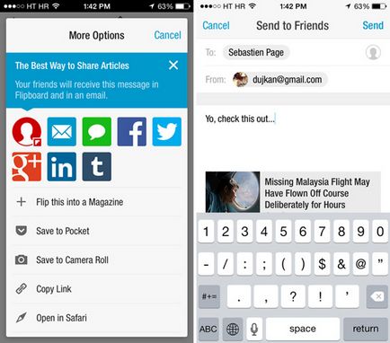Flipboard-ul actualizat facilitează partajarea conținutului, - știri din lumea mărului