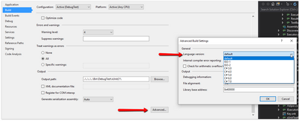 Támogatás nyelvi funkciók c # Visual Studio és coderush Roslyn