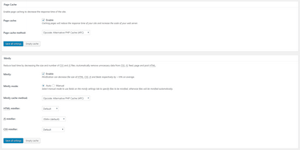 Optimizarea vitezei de descărcare a site-ului pe cache-ul wordpress, mod_expire, cloudflare, blog personal