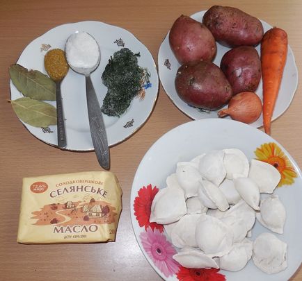 Supa de legume cu pelmeni - cum sa preparam supa cu pelmeni - reteta bunicii cu fotografie pas cu pas