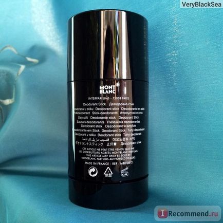 Парфумований дезодорант-стік montblanc emblem deodorant stick 75г - «дезодорант за 1000 рублів!