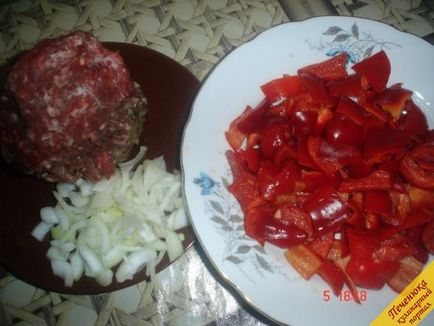 Паста з фаршем і болгарським перцем (покроковий рецепт з фото)