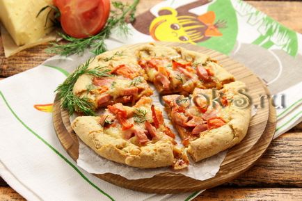 Pizza cu margine de brânză - rețetă pas cu pas cu fotografie, diverse