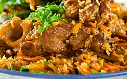 Carne de vită pilaf 3 rețetă