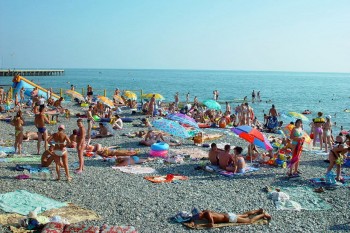 Plajele Adler - plaja de oraș, fotografii, recenzii