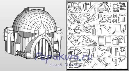 Підбірка шоломів космодесантників з паперу, pepakura