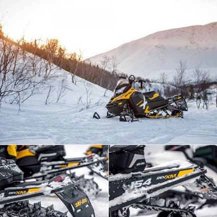 Pokatushki pe un snowmobil în dombai și teberda, rasă de snowmobile montane, l