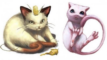 Pokemon, asemănător cu animalele reale, în lucrările artistului de totem (12 fotografii)