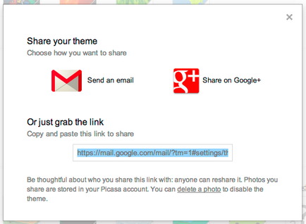 Teme personalizate pentru Gmail