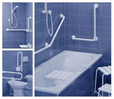 Поручень для ванної кімнати огляд моделей і рекомендації по установці