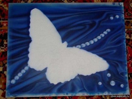 Lépésről lépésre rajz leckét festékszóró festeni egy pillangó