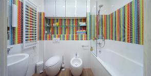 Проекти інтер'єрів ванних кімнат в квартирі