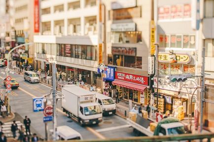 Plimbare printr-o miniatură Tokyo cu o fotografiere de tip master tilt-shifter - știri în fotografii