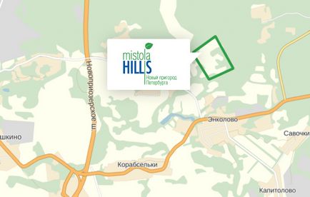 Localizarea complexului rezidential «mistola hills»