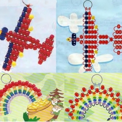 Lanțuri de chei multicolore