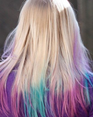 Păr multicolor al fetelor - fire, sfaturi