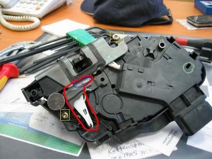 Reglarea blocării ușii de focalizare Ford 2 (blocare) Blocați blocarea ușii de focalizare 2