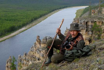Chulman folyó forrásától száj „szemével Jurij Kokovina