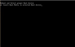 Вирішено помилка - reboot and select proper boot device or insert boot media in selected boot device
