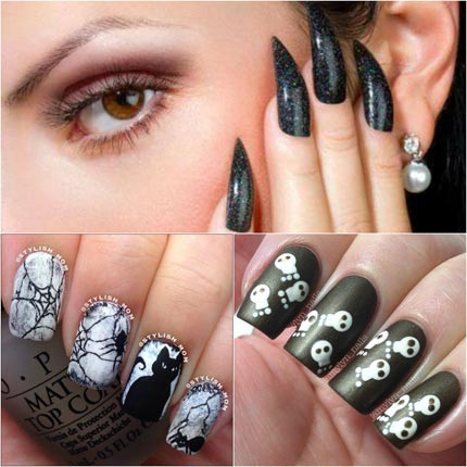 Rajzok Halloween Nail Design