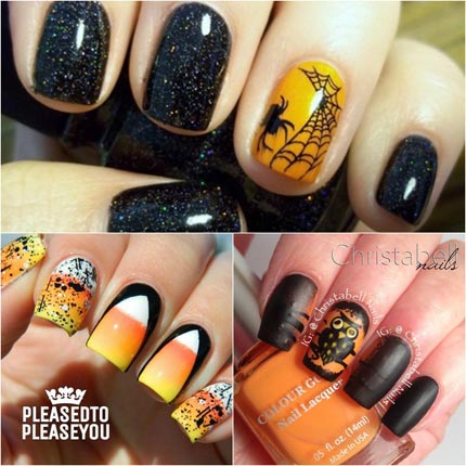 Rajzok Halloween Nail Design