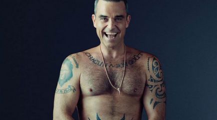 Robbie Williams Star Tattoo, revista online de tatuaje