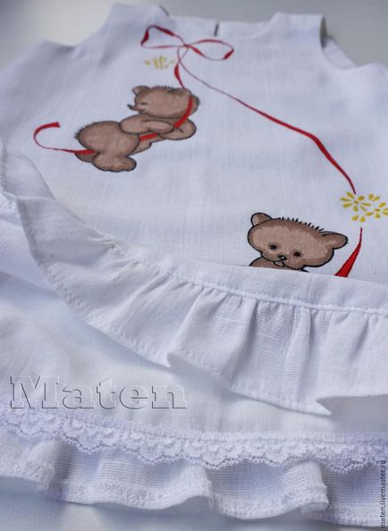 Pictura de rochie de lenjerie pentru copii - targ de maestri - manual, manual