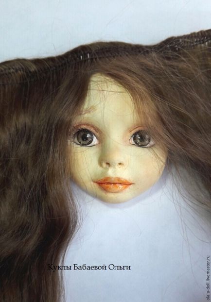 Розпис обличчя ляльки тедді-долл з самозастигаюча пластика - ярмарок майстрів - ручна робота,