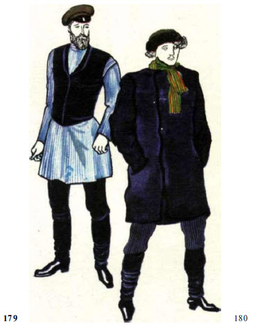 Русский костюм 19 століття