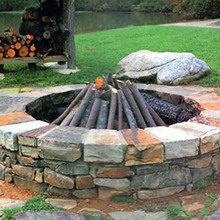 Садові печі барбекю, мангали і вогнище на дачі фото, місце для пристрою в саду